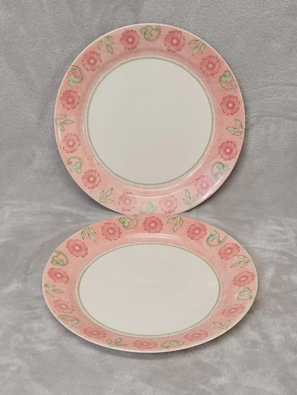 Corelle Heirloom Bloom Pink Floral Dinner Plates Set Of 2